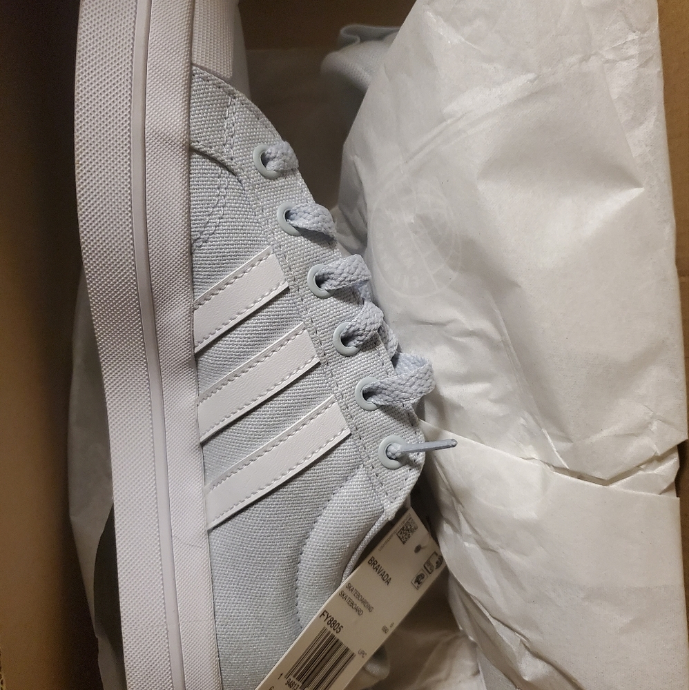 NWT womens light blue Adidas shoes, 8.5